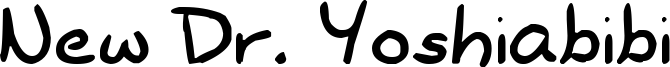 New Dr. Yoshiabibi Font