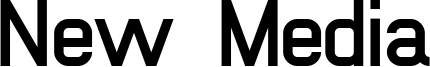 New Media Font