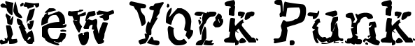 New York Punk Font