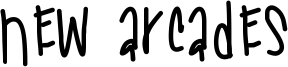 New Arcades Font