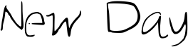 New Day Font