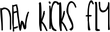 New Kicks Fly Font