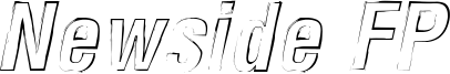 Newside FP Outline Alternate Italic.ttf