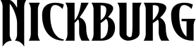Nickburg Font
