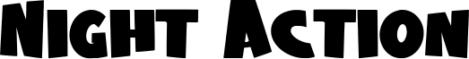 Night Action Font