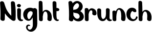 Night Brunch Font