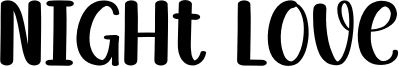 Night Love Font