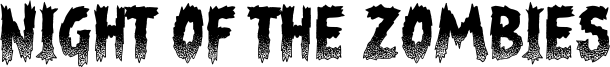 Night of the Zombies Font