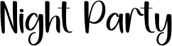 Night Party Font