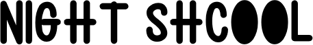 night shcool Font