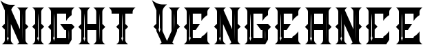 Night Vengeance Font