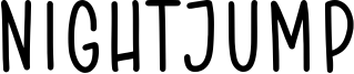 Nightjump Font