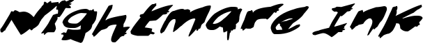 Nightmare Ink Italic.otf