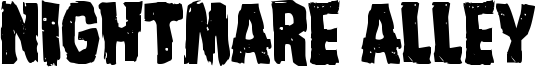 Nightmare Alley Font
