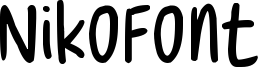 NikoFont Font