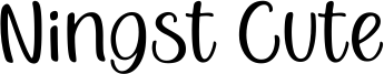 Ningst Cute Font