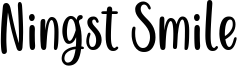 Ningst Smile Font
