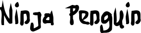 Ninja Penguin Font