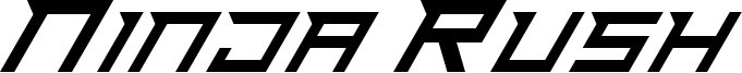 Ninja Rush Font