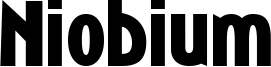 Niobium Font