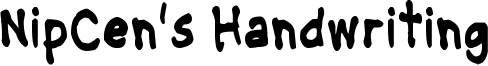 NipCens Handwriting CondBd.ttf