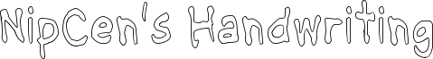 NipCens Handwriting CondOut.ttf