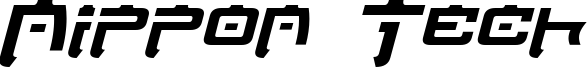 Nippon Tech Bold Italic.otf
