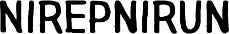 Nirepnirun Font