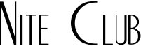 Nite Club Font