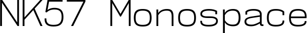 NK57 Monospace Font