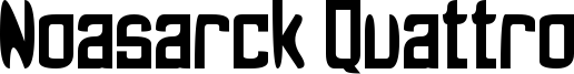 Noasarck Quattro Font