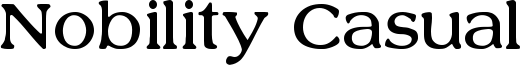 Nobility Casual Font