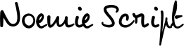 Noemie Script Font