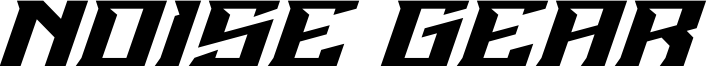 Noise Gear Font