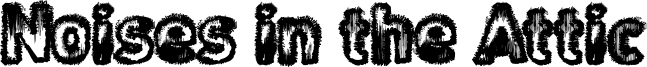 Noises in the Attic Font