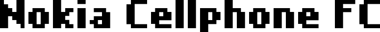 Nokia Cellphone FC Font