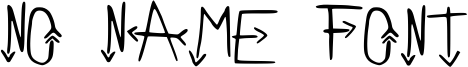 No Name Font Font