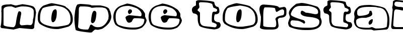 Nopee Torstai Font