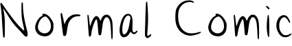 Normal Comic Font