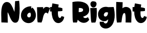 Nort Right Font