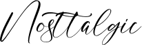 Nosttalgic Font
