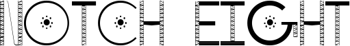 Notch Eight Font