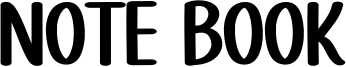 Note Book Font