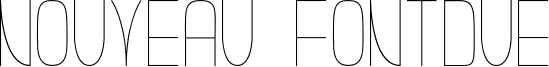 Nouveau Fontdue Font
