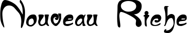 Nouveau Riche Font