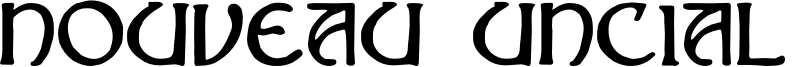 Nouveau Uncial Caps Font