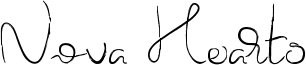Nova Hearts Font