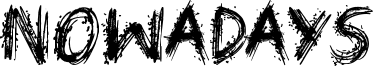 Nowadays Font