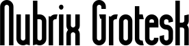 Nubrix Grotesk Font