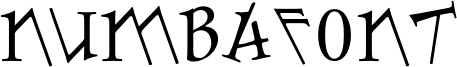 Numbafont Font